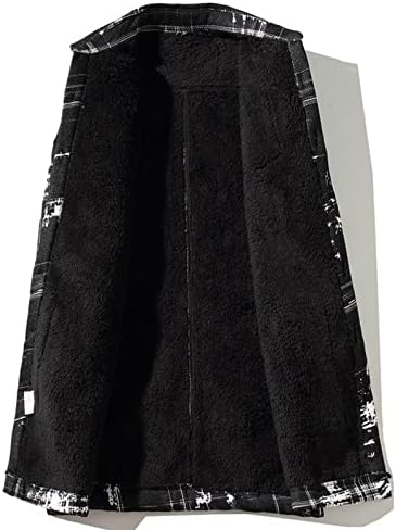 Muški kaput jesen zimski modni kravatni kanirani peacin dugih rukava s tanki baršunasti midi jakne