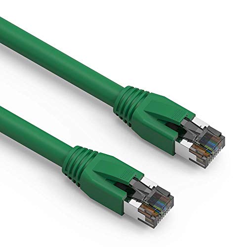 Centralni LLC Grey Cat 8 Ethernet kabel 0,5 Ft 40 Gbps Brzina S / FTP CAT 8 Internet kabel za