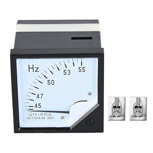 Frekvencijski metar kvadratnog ploče, tip pokazivača analogna ploča Hertz metar 45-55Hz AC 380V 1.5 Visoka