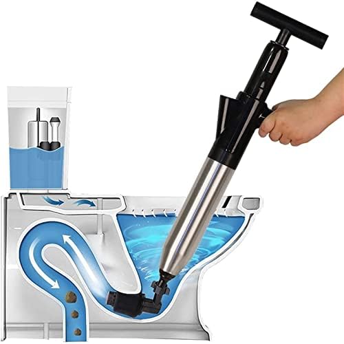 Nuopaiplus WC plinger Kit, profesionalni klip visokog pritiska klip za pljuskove za pljuskove pumpe klima
