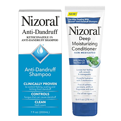 Nizoral šampon protiv peruti, 7 oz + dubinski hidratantni regenerator, 11 Oz Bundle
