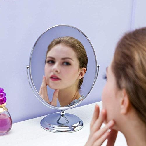 ZCHAN šminka zrcalo - dvostrano osvijetljeno ogledalo za punjenje makeup-a, diplomiranje uvećanja okreće