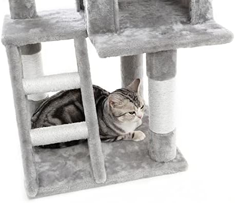 Catreaier Cat Tree stan za mačke na više nivoa sa stubovima za grebanje i ljestvama za male