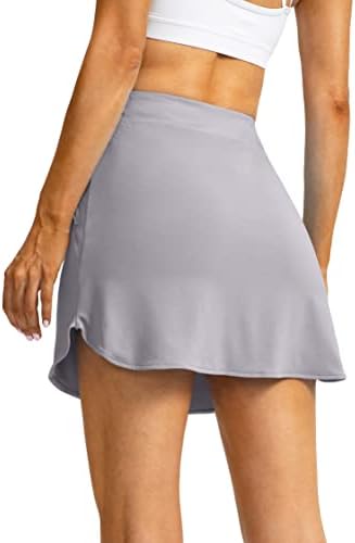 Teniska suknja za žene sa džepovima sa patentnim zatvaračem Ženske atletske golf Skorts suknje za trčanje casual