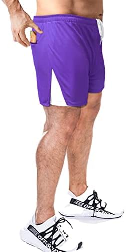 Muške kratke hlače od 5 inča Muškarci kratkih kratkih hlača s oblogom za vježbanje kratkim hlačama