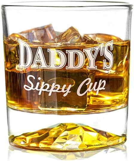 COOL STONES Daddy's Sippy Cup-poklon za tatu-čaša od viskija, 11 0z, gravirano-smiješni poklon viskija