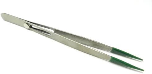 PVC Tip pinceta zaključavanje Fine tačke mekana gumena Tipped slide Lock 6 pinceta / nakit alat / pinceta