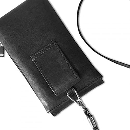 Univerzum Alien Monster Creature Telefon novčanik torbica Viseća torbica za mobilne uređaje Crni džep
