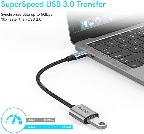 TEK STYZ USB-C USB 3.0 Adapter kompatibilan je sa vašim Samsung Galaxy F23 OTG Type-C / PD muškim USB