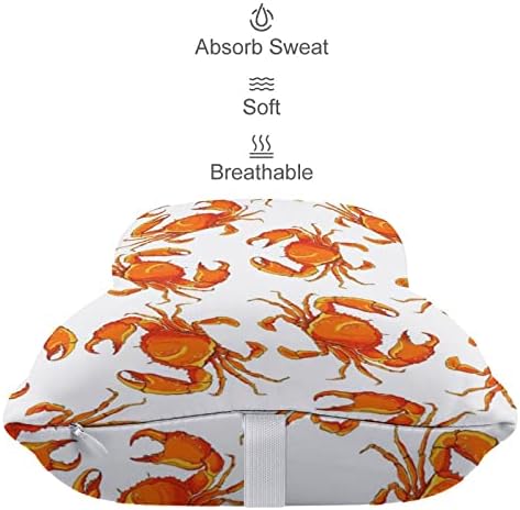 Delicious Crab jastuk za automobile od 2 udobnog nosača za glavu na glavnom punjenju pune