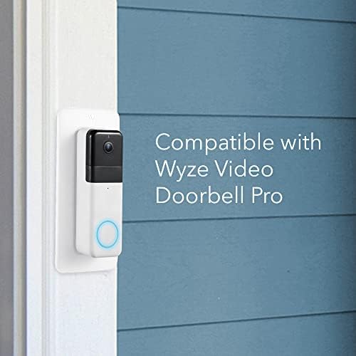Wallinska ploča Wasserstein kompatibilna sa Wyze Video Doorbell Pro - Vremenska otporna na vratima