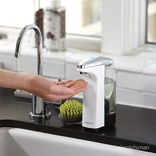 SimpleHuman 8 oz. Senzor bez dodira Tekući sapun sa sapunom sa sapunom sa sapunom, brušenom niklom i 8 oz.
