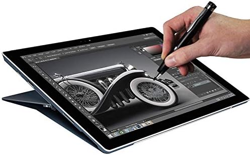 Bronel Black Mini fine tačaka Digitalna aktivna olovka kompatibilna sa Acer Chromebook CB515-1HT-P78M