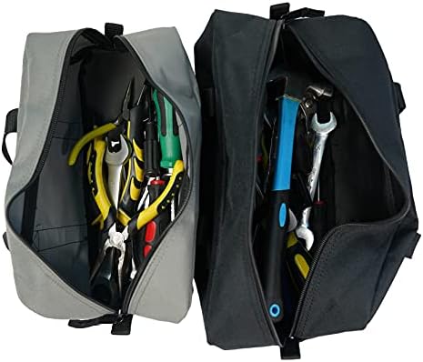 Melotough Tote Tote Tote Tote Combo Kit-uključuje 1 srednje i 1 malene torbe za organizatoru alata za električar