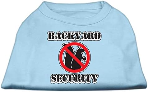 Mirage Pet Products 10-Inčni Backyard Security Screen Print Shirts, Mali, Bijeli