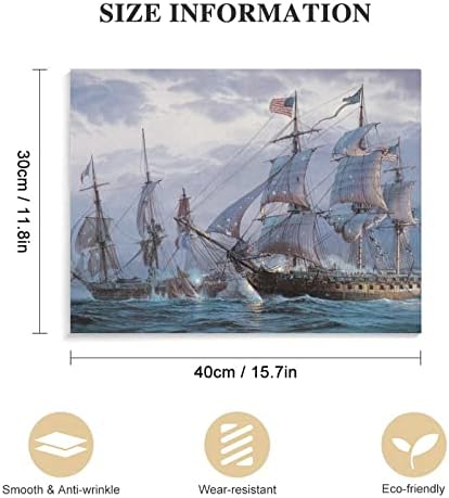 Vintage Poster Warship Naval Battle Canvas Print Vintage Wall Art Canvas Wall Art Prints for Wall Decor