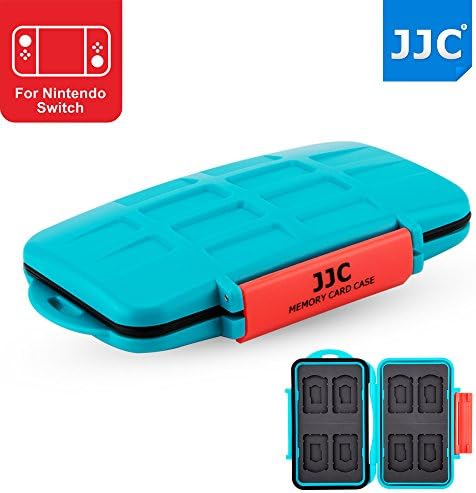 JJC 8+8 slotova vodootporna kutija za kartice za igre zaštita memorijske kartice za 8 X kartice za igru