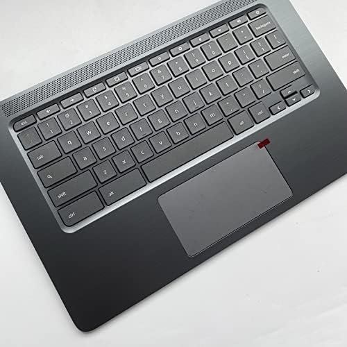 Wzqrps Zamjena Laptop gornji slučaj Palmrest tastatura Touchpad Skupština dio za HP CB14G5 Chromebook