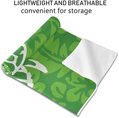 Pokrivač uz more-kornjača-hibiskus-zelena joga ručnik joga mat ručnik