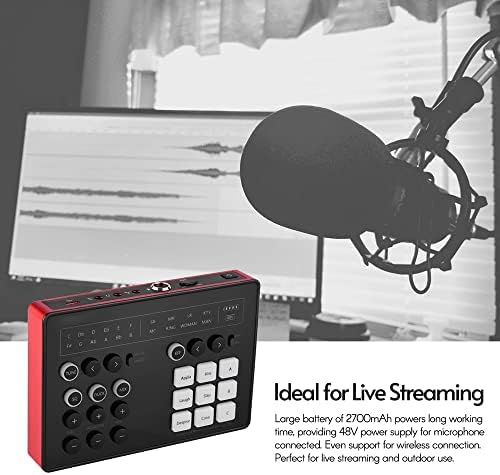 ZHUHW SC-M1 prenosiva zvučna kartica uživo sa DSP-om za telefonski Tablet računar za Live Streaming Karaokes snimanje