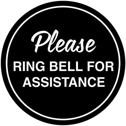 Znakovi Bylita Circle Molimo da zvoni za potpis za pomoć - mali