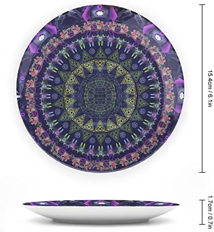 Bohemia ART keramička kost Kina Dekorativne ploče sa štandom za vešanje ukrasa Ploče za večeru