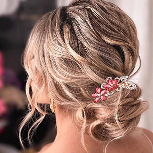 Bohend Rhinestone češalj za kosu cvijet Kristal ukosnice vjenčanje Hair Accessories nakit za žene i djevojke