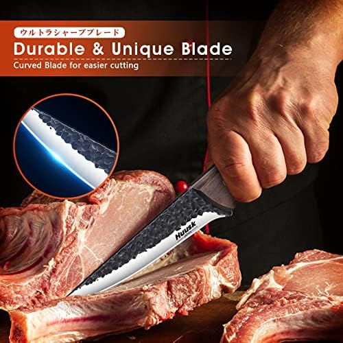 Huusk Kiritsuke kuharski nož profesionalni 9 paket sa japanskim Visokougljičnim čeličnim nožem za filete