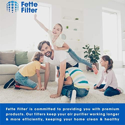Fette Filter-4-u-1 visoko efikasni zamjenski filteri kompatibilni sa Puro2XYGEN Prečistačem zraka P500