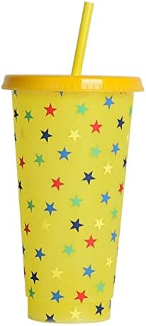 BlMiede Creative Cup Cup zvijezda PP plastična šalica slame zvijezda plastika prozirna šalica