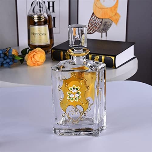 Ldchnh Zlatna emajl boja emajl cvijet viski staklo za inostrano Vino Vino Vino Set Home kristalno