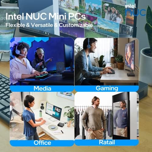 Intel NUC 12 NUC12WSKi5 Wall Street Canyon Mini računar 12. generacije Core i5-1240p, 12 jezgara, 16