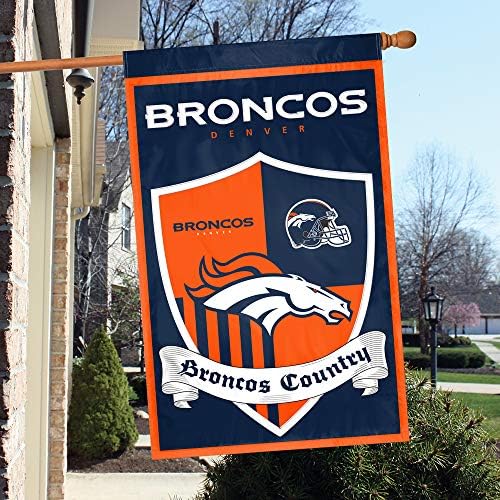 NFL Denver Broncos Team Shield Baner, 24 x 36 inča