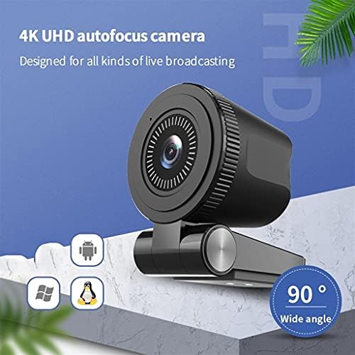Uxzdx CUJUX Web kamera 4K autofokus Web kamera sa mikrofonom 800W piksela web kamera USB kamera mreža za računar