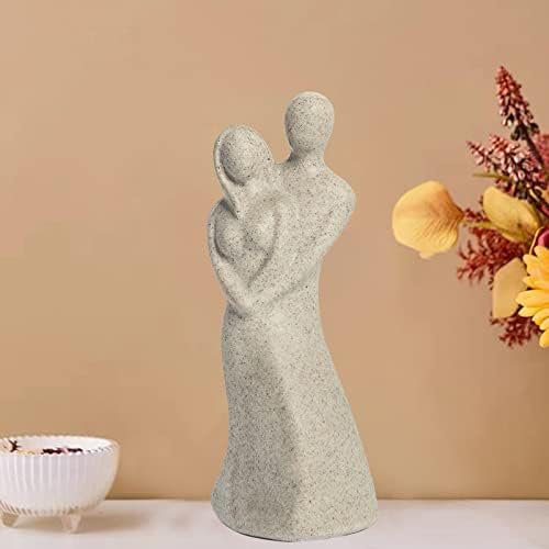 zyxqq pare kip i skulpture Kućni dekor, romantični par zagrljajući figurice Pokloni za rođendan za vjenčanje,