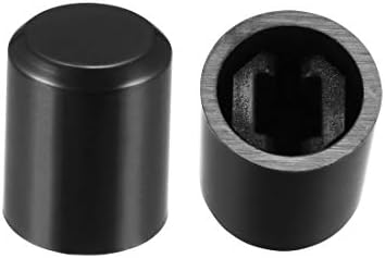 UXCell 20pcs taktilna tipka prekidača 3,1 mm rupa dija za 6x6mm mikro taktilni prekidač crni