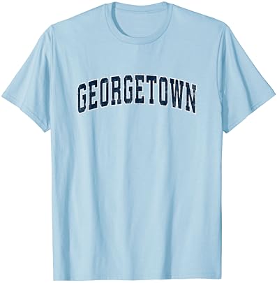 Georgetown Texas TX Sportski dizajn mornarica dizajn T-Shirt