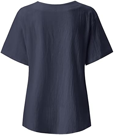 HEiBBDG majice kratki rukav za žene Novi elegantni književni i umjetnički Retro štampanje Casual pamuk T uska