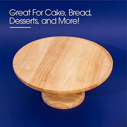 Cotea drveni stalak za torte za deserte & kolači | stalak za torte od 10 inča, tanjir za serviranje