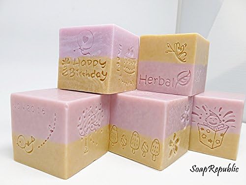 Mala dvostruka sreća akrilni sapun sapun / kolačić / žig od gline