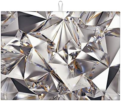 Glitter Sažetak Dijamantni kristalni uzorak Štampano kuhinjskim sušenjem sušenja mikrovlakana za sušenje