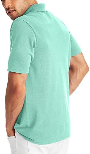 Hanes Muška X-Temp Polo majica kratkih rukava, muška košulja srednje težine