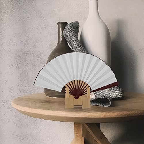 CLISPEED Kineski dekor drveni držač ventilatora japanski stalak za ventilatore stativ sklopivi