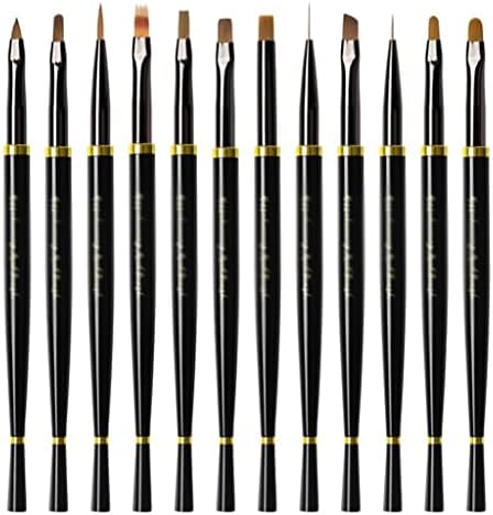 YEBDD Art Pattern Painting Nails Pen Carving Brush akrilne četke Gel Extension Builder premaz olovka za crtanje