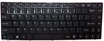 Laptop tastatura za MSI CR420 CR460 crna sa crnim okvirom US English V111822AK1 UI S1N-2EUS231-SA0