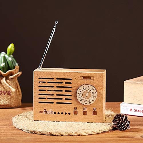 Rayberro Radio Oblik muzička kutija, Drvo Music Box Decoration zanat za djecu Music Lover Kolekcija
