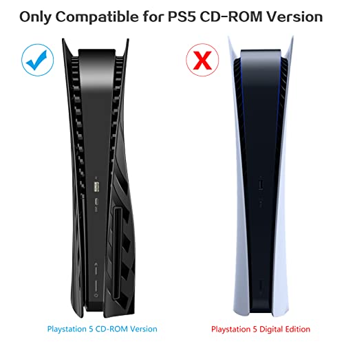 HEYSTOP PS5 ploče za PS5 dodatnu opremu, tvrdi udarni poklopac PS5 Skins Shell Paneli Za PS5 konzolu,