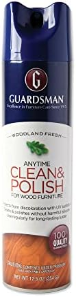 Gardishman Clean & Polish za drveni namještaj - Woodland Fresh - 12,5 oz - Silikon Besplatno, UV zaštita - 460100