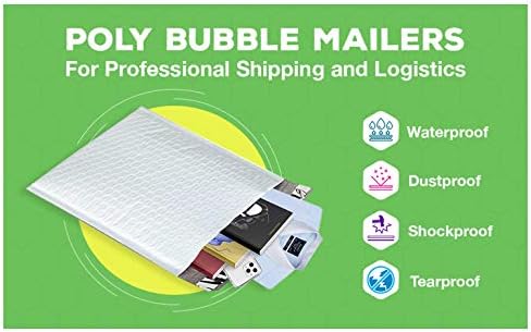 Prodavanje4less 2 Poli mehurići 8. 5X12 inča podstavljena koverta Mailer vodootporno pakovanje od 100,