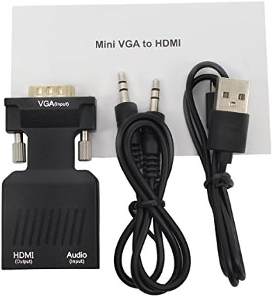 HDSUNWSTD VGA u HDMI Converter 1080 p VGA u HDMI adapter sa video 1080p za PC laptop u HDTV projektor